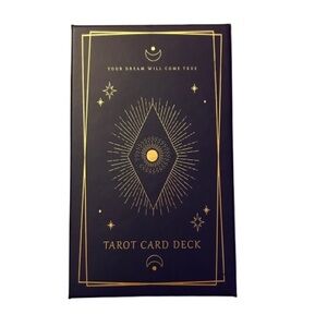 Eccolo 'Your Dream Will Come True' Tarot Card Deck La MUCI Design Gold and Blue